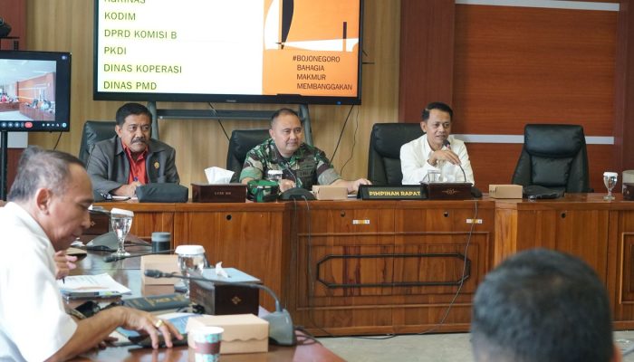 Rapat Kerja Komisi B DPRD dan Kodim 0813 Bojonegoro: Operasional KDKMP Tunggu Juknis Pusat