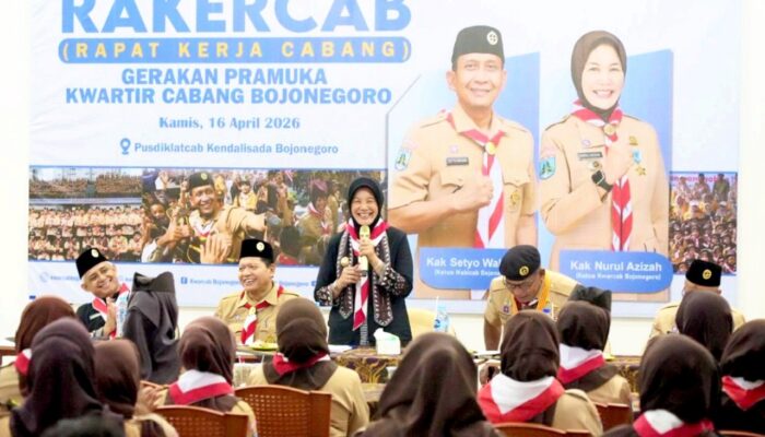 Wabup Nurul Azizah Dorong Pramuka Bojonegoro Jadi Mitra Strategis Pembangunan Sosial