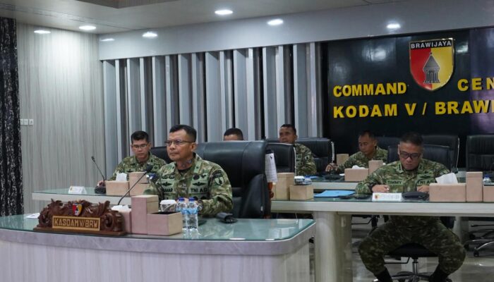 Percepat Pembangunan KDKMP, Kasdam V/Brawijaya Ikuti Rakor Strategis Bersama Wapang TNI