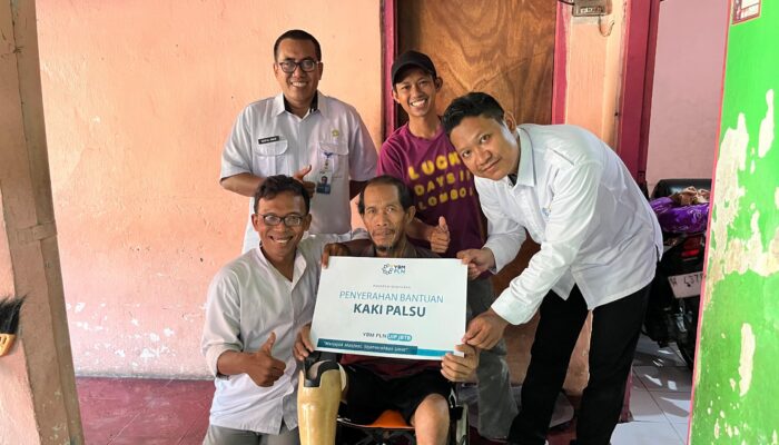 YBM PLN UIP JBTB Salurkan Bantuan Kaki Palsu, Hadirkan Harapan Baru bagi Penyintas Amputasi