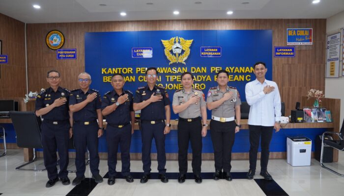 Perkuat Sinergi Penegakan Hukum, Kapolres Bojonegoro Sambangi Kantor Bea Cukai