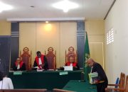 Sidang Ella Terkait UU ITE, Warinussy Sebut JPU Hadirkan Saksi Bupati Hermus Indouw Lewat Video Call.