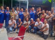 Kopi Morning Wartawan dan Dirpolairud Polda Sulut Ajak Wartawan Mengawal Kebijakan Naiknya BBM.