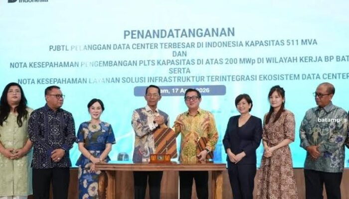 Dukung Gaya Hidup Listrik dan Ekosistem Digital, PLN Teken PJBTL Terbesar untuk Data Center di Indonesia, Siap Pasok Listrik 511 MVA ke DayOne