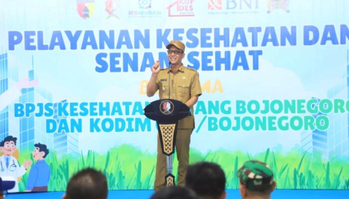 Bangun Ekonomi dari Desa, Bupati Bojonegoro Resmikan KDKMP dan Program Desa Sehat JKN