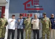 Dandim Bojonegoro dampingi Wakil Panglima TNI Tinjau KDKMP Desa Ngampel