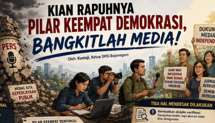 Kian Rapuhnya Pilar Keempat Demokrasi, Bangkitlah Media!
