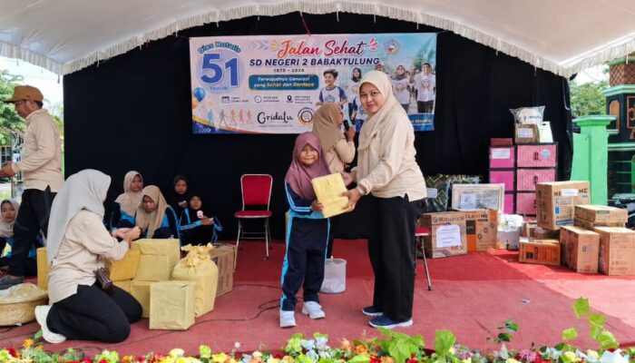 Peringati HUT ke-51, SDN 2 Babaktulung Ajak Siswa Hidup Sehat dan Aktif