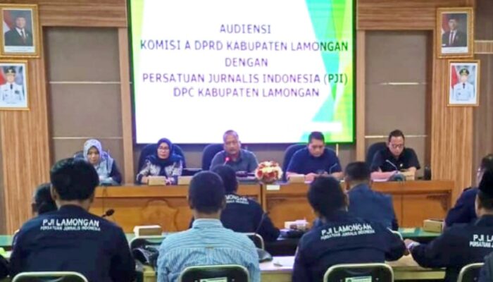 Suarakan Keadilan Media Lokal, PJI Lamongan Gelar Audiensi Bersama Komisi A dan Banggar DPRD
