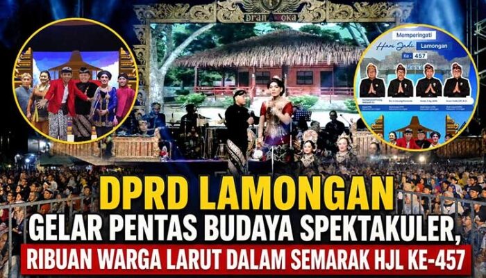 Hari Jadi Lamongan ke-457 Makin Meriah! Cak Percil CS Guncang Panggung Hiburan Rakyat DPRD