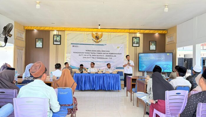 Sambut Momentum Idul Adha, PLN UIP JBTB Gencarkan Sosialisasi Awal Pembangunan SUTT 150 kV Batu Marmar – Bangkalan demi Perkuat Keandalan Listrik Madura