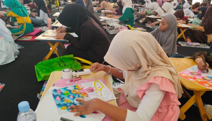 Goresan Warna Anak Bangsa di BWBF 2026, Cara Kreatif Bojonegoro Bumikan Batik ke Dada Pelajar