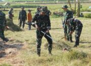 Pererat Kemanunggalan, Brigif TP 33/Naga Sesha Gelar Karya Bakti dan Anjangsana di Bubulan Bojonegoro