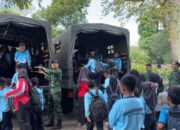 Pupuk Jiwa Nasionalisme, Siswa SDN Ngorogunung 2 Serbu Markas Yonif TP 885/Belibis Putih