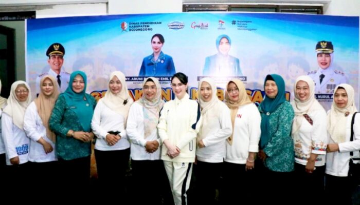 Cetak Generasi Emas, Pemkab Bojonegoro Gandeng Arumi Bachsin Sukseskan Gerakan 7 Kebiasaan dan Program Gayatri
