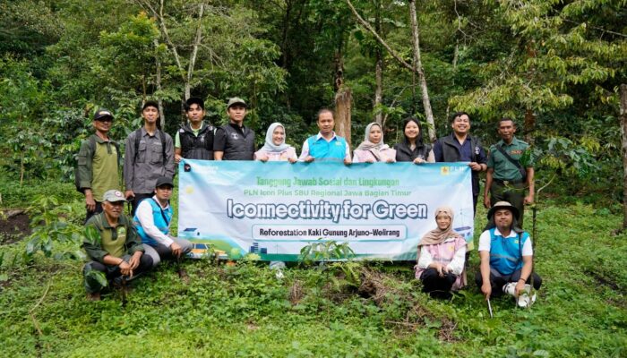Peringati Hari Lingkungan Hidup Sedunia, PLN Icon Plus Jatim Gelar Reforestasi di Kaki Gunung Arjuno–Welirang