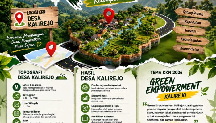 Usung ‘Green Empowerment’, Mahasiswa KKN Unigoro Kelompok 21 Siap Transformasi Potensi Desa Kalirejo