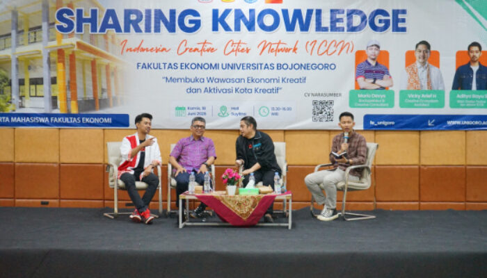 SDA Ada Batasnya, FE Unigoro dan ICCN Dorong Bojonegoro Garap Eksplorasi Ide Jadi Sumber Ekonomi Baru