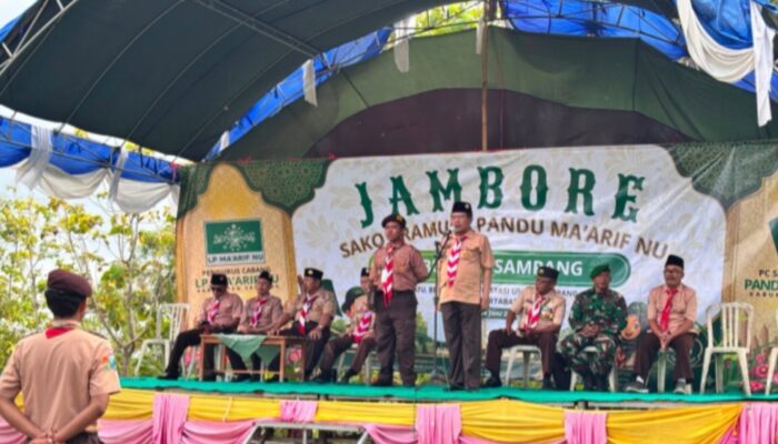 Generasi NU Sampang Ditempa Mandiri dan Disiplin dalam Jambore Sako Pramuka Pandu Ma’arif