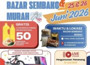 Peringati Hari Donor Darah Sedunia, PMI Bojonegoro Gelar Donor Massal Berhadiah dan Bazar Sembako Murah