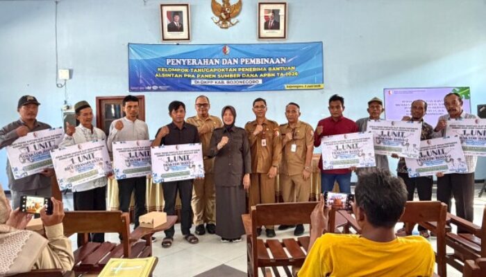 Dukung Modernisasi Pertanian, Pemkab Bojonegoro Salurkan Bantuan Alsintan untuk Poktan dan Gapoktan