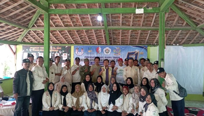 Peringati HUT ke-51, IPSM Bojonegoro Gelar Aksi Sosial dan Tanam Pohon di Kasiman