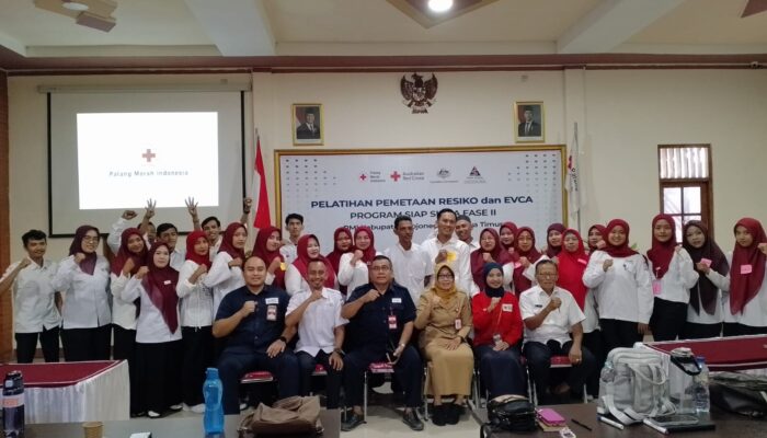 Gandeng Palang Merah Australia, PMI Bojonegoro Gelar Pelatihan E-VCA untuk Petakan Risiko Banjir Bengawan Solo
