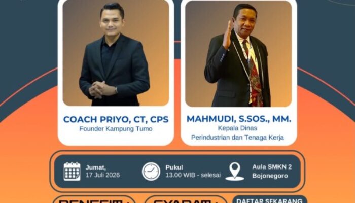 Siapkan Lulusan SMA/SMK Hadapi Dunia Kerja, Disperinaker Bojonegoro Gelar Career Booster Session