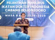 ​Hadiri Pelantikan Pengurus IDI, Bupati Bojonegoro Paparkan Gagasan Pengembangan Wisata Medis