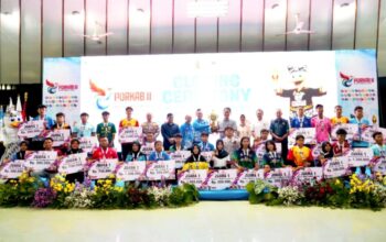 Apresiasi Ribuan Atlet, Bupati Bojonegoro Tutup Gelaran Porkab II di Pendopo Malowopati