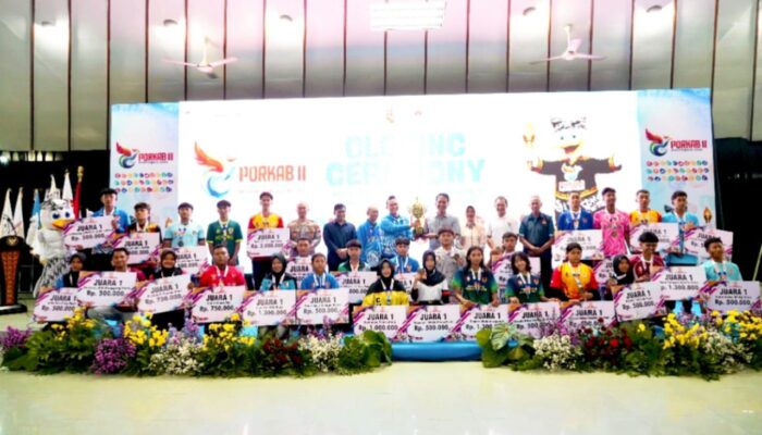 Apresiasi Ribuan Atlet, Bupati Bojonegoro Tutup Gelaran Porkab II di Pendopo Malowopati
