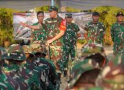 Dandim Bojonegoro Pimpin Apel Penyambutan 150 Personel BKO Satgas TMMD 129 di Kesongo