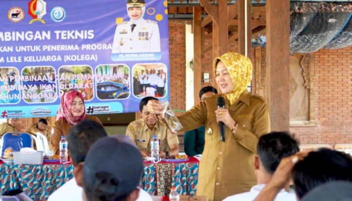 Buka Bimtek Kolega di Temayang, Wabup Nurul Azizah Tantang Emak-Emak Bikin Produk Olahan Lele Unik