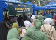 Tak Cuma Bangun Infrastruktur, TMMD 129 Bojonegoro Hadirkan Bazar Pangan Murah di Kedungadem