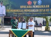 Akselerasi Pembangunan Daerah 3T, Plt Bupati Ponorogo dan Danrem 081/DSJ Buka TMMD ke-129 di Bulu Lor