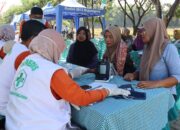 TMMD 129 Bojonegoro Jadi Magnet Warga Perbatasan: Cukup Bawa KTP, Bisa Cek Kesehatan Gratis