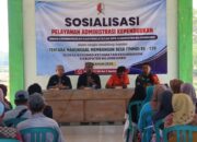 Dekatkan Pelayanan Kependudukan, Disdukcapil Bojonegoro ‘Jemput Bola’ di Arena TMMD 129