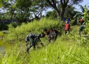 Kolaborasi KKNTK Unigoro dan Satgas TMMD ke-129 Fokus Jaga Kebersihan Fasilitas Umum Desa