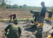 Satgas TMMD 129 Bojonegoro Kebut Sasaran Fisik Jalan Beton Dusun Mundu