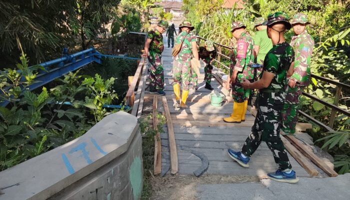 Mimpi Petani Dusun Mundu Terwujud, Jembatan Layak Kini Bukan Sekadar Angan Berkat TMMD 129