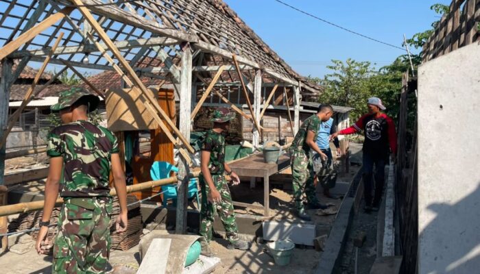 Senyum Bahagia Samijan, Impian Rumah Layak Huni Diwujudkan Satgas TMMD 129