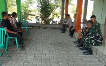 Perkuat Kebersamaan, Satgas TMMD 129 Bojonegoro Ramah Tamah Bersama Pemdes Kesongo