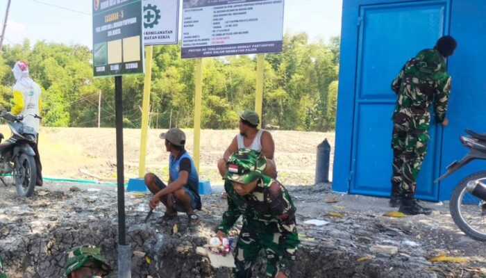 TMMD 129 Bojonegoro Sediakan Fasilitas Air Bersih, Wujudkan Akses Sanitasi Layak