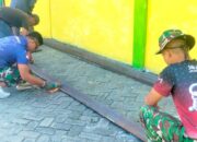 Satgas TMMD 129 Bojonegoro Percepat Pemotongan Besi Jembatan Brang Etan, Hadiah Spesial bagi Warga Kesongo