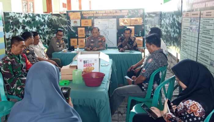 Perkuat Sinergi Lintas Sektor: Pemdes Kesongo bersama Satpol PP, Pemkab dan TNI Matangkan Program TMMD 129 Bojonegoro