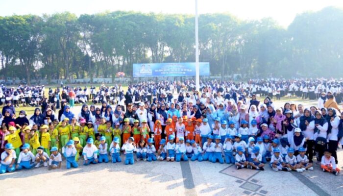 Peringati HUT ke-76 IGTKI dan HAN 2026, Pemkab Bojonegoro Gelar Jalan Sehat Bersama Ribuan Guru TK