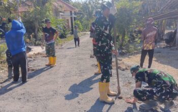 Menembus Batas Lelah, Menyatu dengan Rakyat: Satgas TMMD 129 Bojonegoro Kebut Pembangunan Jalan Mundu
