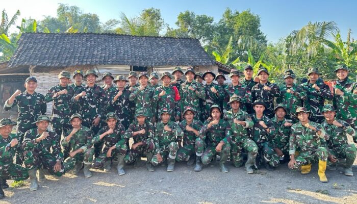 TMMD 129 Bojonegoro: Sinergi Lintas Matra TNI dan Warga Kesongo, Percepat Pembangunan Desa