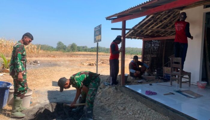 TMMD 129 Bojonegoro: TNI dan Warga Kesongo Wujudkan Hunian yang Layak untuk Wagini
