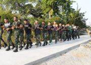 TMMD 129 Bojonegoro: Binsik Sore di Jalan Beton Baru Kedungpandan, Menjaga Fisik Sekaligus Hati Rakyat